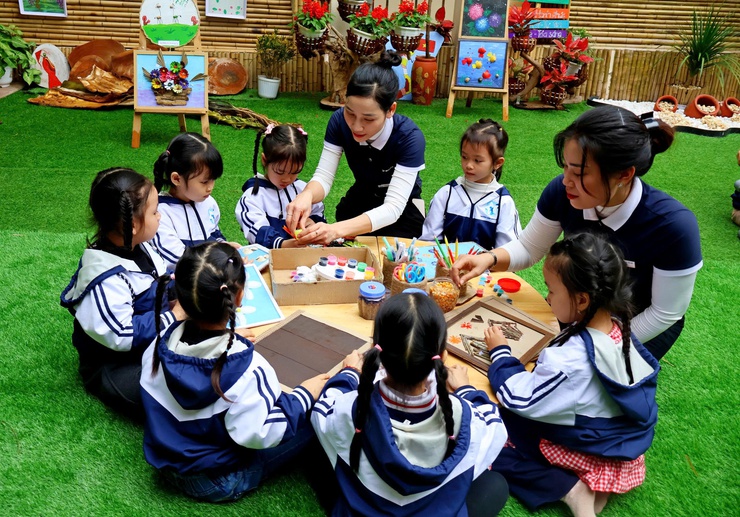 Trường Mầm non Sao Mai kiến tập chuyên đề “Phát triển chương trình giáo dục nhà trường đi sâu vào lĩnh vực giáo dục phát triển nhận thức”- Ảnh 8.