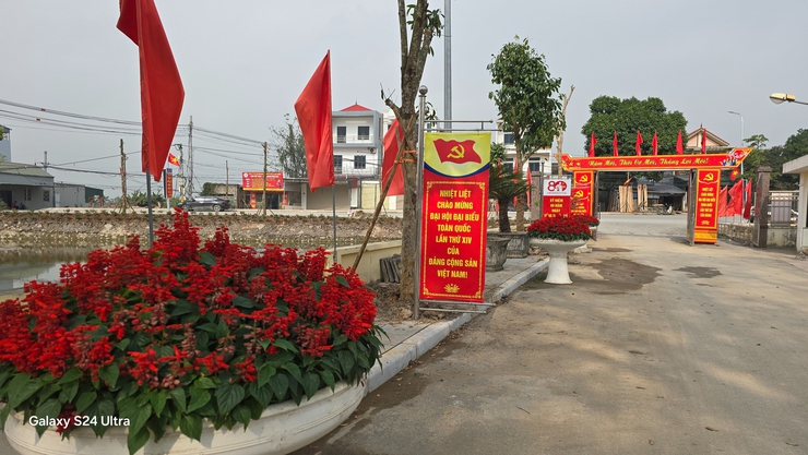 ỨNG HOÀ RỰC RỠ CỜ HOA CHÀO MỪNG ĐẠI HỘI ĐẢNG TOÀN QUỐC LẦN THỨ XIV.- Ảnh 2.