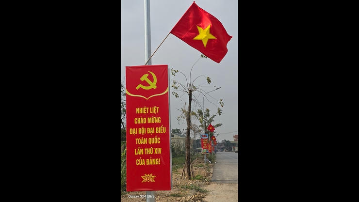 ỨNG HOÀ RỰC RỠ CỜ HOA CHÀO MỪNG ĐẠI HỘI ĐẢNG TOÀN QUỐC LẦN THỨ XIV.- Ảnh 7.