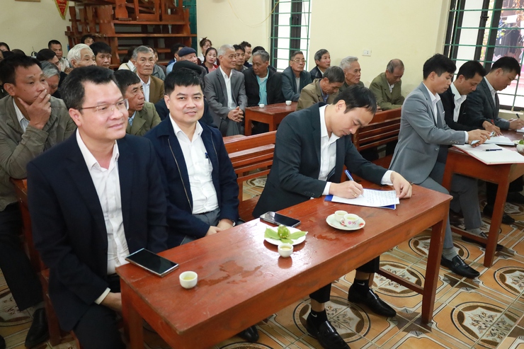 Hội Nghị đại biểu Nhân dân bàn việc xây dựng đời sống văn hóa tại thôn Chu Châu năm 2026- Ảnh 2.