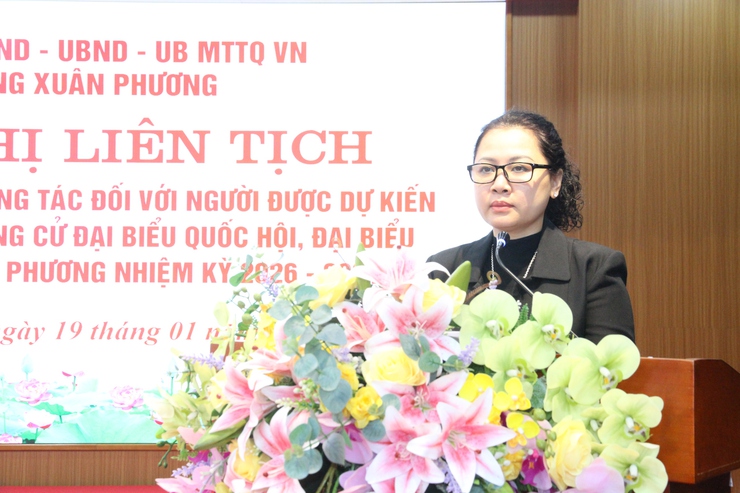 Phường Xuân Phương: Hội nghị liên tịch lấy ý kiến nhận xét của cán bộ nơi công tác đối với người dự kiến giới thiệu ứng cử đại biểu HĐND phường, nhiệm kỳ 2026 - 2031- Ảnh 9.