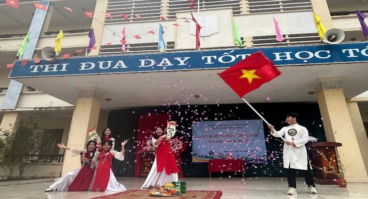 Trường THCS Khai Thái tổ chức cuộc thi Hùng biện Tiếng anh- Sân chơi bổ ích và sáng tạo - Ảnh 4.