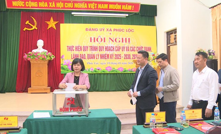Đảng ủy xã Phúc Lộc tổ chức hội nghị thực hiện quy trình quy hoạch các chức danh lãnh đạo nhiệm kỳ 2025–2030, 2026–2031- Ảnh 6.
