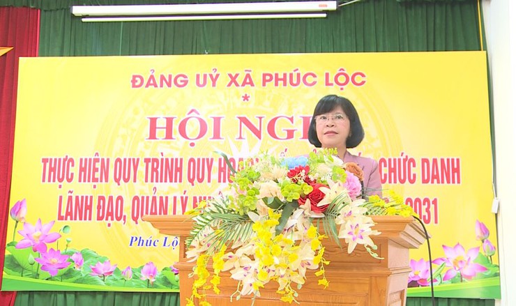 Đảng ủy xã Phúc Lộc tổ chức hội nghị thực hiện quy trình quy hoạch các chức danh lãnh đạo nhiệm kỳ 2025–2030, 2026–2031- Ảnh 4.