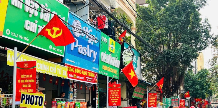 TDP SỐ 6 PHƯỜNG ĐÔNG NGẠC TRANG HOÀNG RỰC RỠ CHÀO MỪNG ĐẠI HỘI ĐẠI BIỂU TOÀN QUỐC LẦN THỨ XIV CỦA ĐẢNG- Ảnh 8.