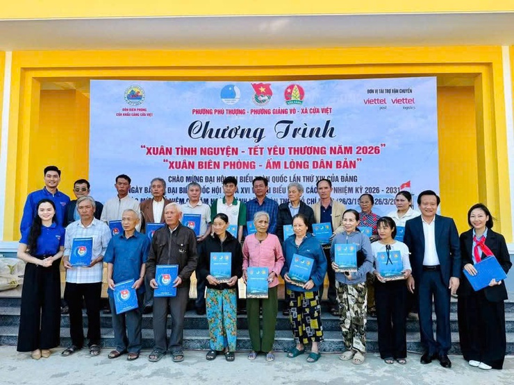 ĐOÀN TNCS HỒ CHÍ MINH PHƯỜNG GIẢNG VÕ LAN TỎA YÊU THƯƠNG TRONG CHƯƠNG TRÌNH "XUÂN TÌNH NGUYỆN - TẾT YÊU THƯƠNG NĂM 2026", "XUÂN BIÊN PHÒNG - ẤM LÒNG DÂN BẢN"- Ảnh 3.