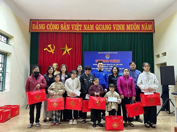 ĐOÀN THANH NIÊN XÃ SÓC SƠN KHÁNH THÀNH CÔNG TRÌNH CẢI TẠO, SỬA CHỮA "SÂN BÓNG ĐÁ – THÔN CHÔI" CHÀO MỪNG ĐẠI HỘI ĐẢNG TOÀN QUỐC LẦN THỨ XIV, NHIỆM KỲ 2026 – 2031- Ảnh 3.