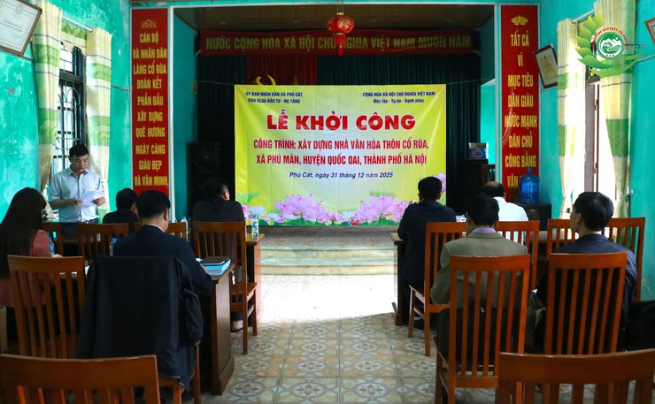 Khởi công xây dựng Nhà văn hóa thôn Cổ Rùa, xã Phú Cát- Ảnh 2.