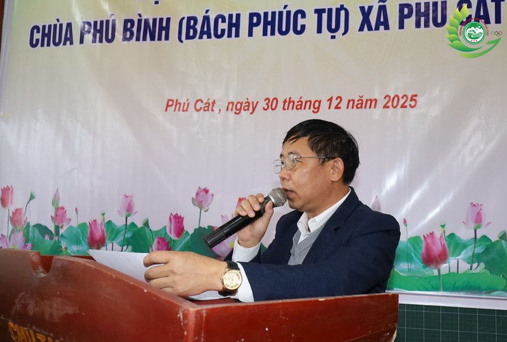 Xã Phú Cát khởi công Dự án tu bổ, tôn tạo di tích chùa Phú Bình (Bách Phúc Tự)- Ảnh 4.