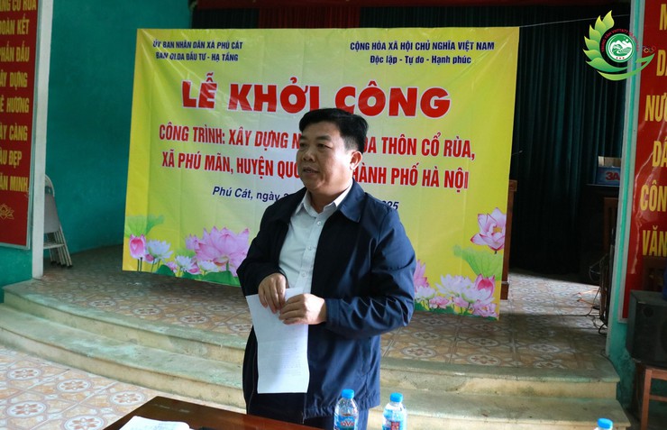 Khởi công xây dựng Nhà văn hóa thôn Cổ Rùa, xã Phú Cát- Ảnh 6.