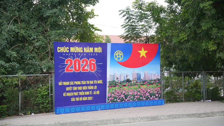 Xã Dương Hoà rực rỡ sắc màu chào mừng năm mới 2026 và Đại hội đại biểu toàn quốc lần thứ XIV của Đảng- Ảnh 7.