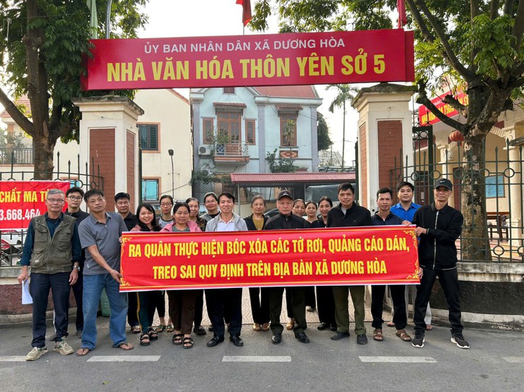 Xã Dương Hoà rực rỡ sắc màu chào mừng năm mới 2026 và Đại hội đại biểu toàn quốc lần thứ XIV của Đảng- Ảnh 8.