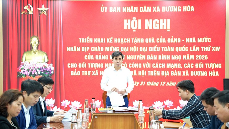 Hội nghị Triển khai kế hoạch tặng quà của Đảng - Nhà nước Nhà nước nhân dịp chào mừng Đại hội đại biểu toàn quốc lần thứ XIV của Đảng và Tết Nguyên đán Bính Ngọ năm 2026- Ảnh 4.