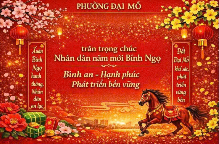 XUÂN BÍNH NGỌ HANH THÔNG, NHÂN DÂN AN LẠC - ĐẤT ĐẠI MỖ KHỞI SẮC, PHÁT TRIỂN VỮNG BỀN- Ảnh 1.