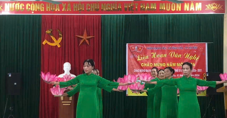 Ứng Hòa hỗ trợ 188,5 triệu đồng cho các thôn tổ chức   hoạt động văn hóa, văn nghệ chào năm mới 2026- Ảnh 18.