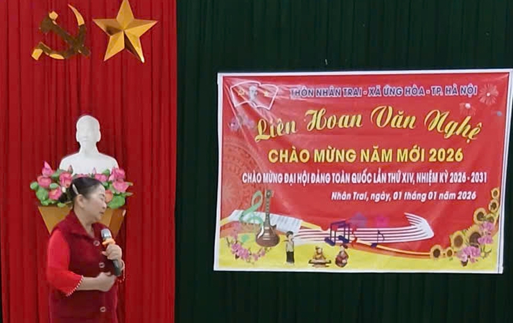 Ứng Hòa hỗ trợ 188,5 triệu đồng cho các thôn tổ chức   hoạt động văn hóa, văn nghệ chào năm mới 2026- Ảnh 19.