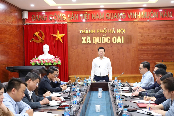Thường trực Đảng ủy xã Quốc Oai Giao ban với các ban Đảng, thống nhất triển khai các nhiệm vụ trọng tâm năm 2026- Ảnh 5.