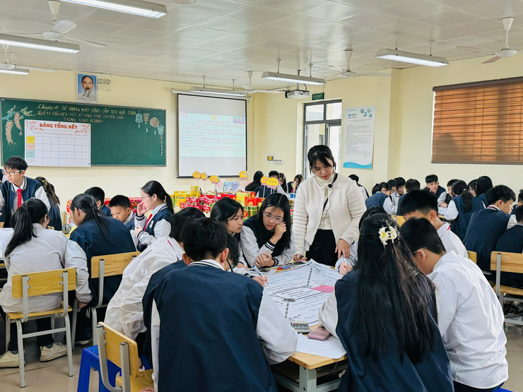 Nhóm Toán 7 - Trường THCS Linh Đàm tổ chức thành công chuyên đề “Sử dụng máy tính cầm tay giải toán – Vận dụng vào chủ đề Một số hình thức khuyến mãi trong kinh doanh”- Ảnh 10.