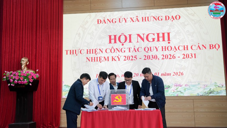 Xã Hưng Đạo tổ chức Hội nghị thực hiện công tác Quy hoạch Cán bộ nhiệm kỳ 2025-2030, 2026-2031- Ảnh 7.