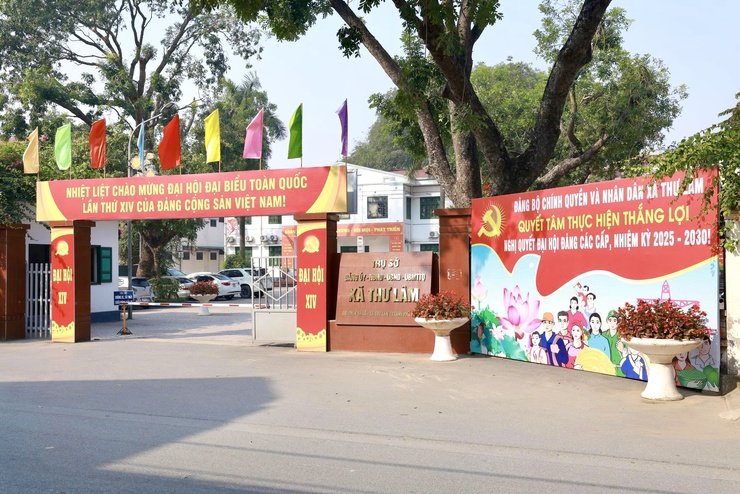 XÃ THƯ LÂM RỰC RỠ PANO, KHẨU HIỆU CHÀO MỪNG ĐẠI HỘI ĐẠI BIỂU TOÀN QUỐC LẦN THỨ XIV CỦA ĐẢNG - Ảnh 14.