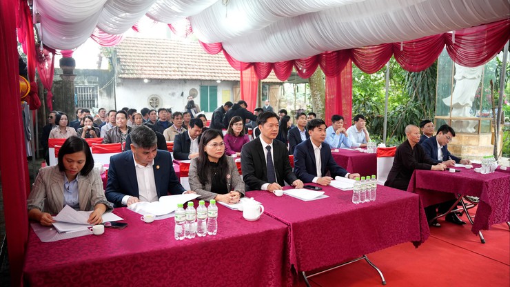 Lễ khởi công xây dựng tu bổ tôn tạo di tích chùa Bãi Dương Liễu ( Linh Châu Tự )- Ảnh 2.