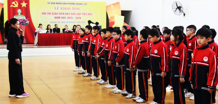 Trường Tiểu học Hoàng Liệt tham gia Hội thi Giáo viên dạy giỏi cấp Tiểu học, phường Hoàng Liệt năm học 2025-2026- Ảnh 2.