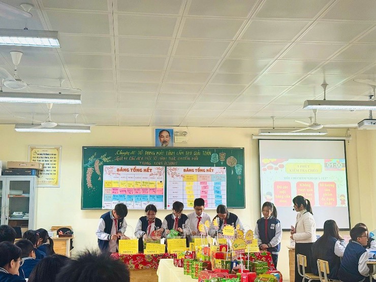 Nhóm Toán 7 - Trường THCS Linh Đàm tổ chức thành công chuyên đề “Sử dụng máy tính cầm tay giải toán – Vận dụng vào chủ đề Một số hình thức khuyến mãi trong kinh doanh”- Ảnh 20.