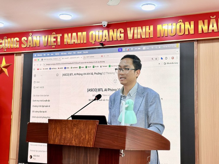 BAN CHỈ ĐẠO 57 XÃ ĐẠI THANH TẬP HUẤN CHUYỂN ĐỔI SỐ ỨNG DỤNG TRÍ TUỆ NHÂN TẠO AI TỚI TOÀN THỂ CÁN BỘ, CÔNG CHỨC, VIÊN CHỨC, NGƯỜI LAO ĐỘNG- Ảnh 6.