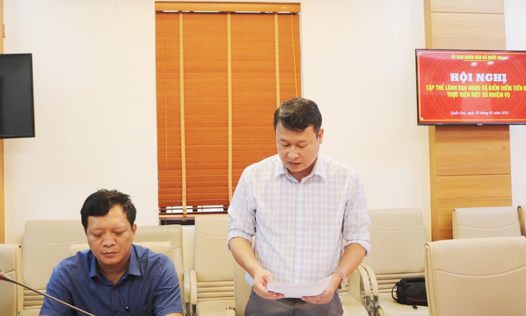 Hội nghị tập thể lãnh đạo UBND xã kiểm điểm tiến độ nhiệm vụ, bàn giải pháp đảm bảo an ninh trật tự và phát triển kinh tế – xã hội năm 2026- Ảnh 3.