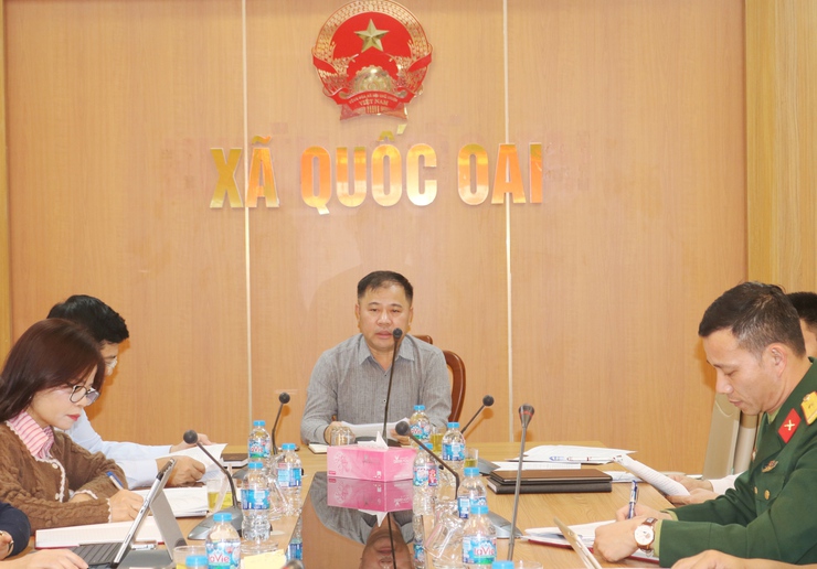 Hội nghị tập thể lãnh đạo UBND xã kiểm điểm tiến độ nhiệm vụ, bàn giải pháp đảm bảo an ninh trật tự và phát triển kinh tế – xã hội năm 2026- Ảnh 4.