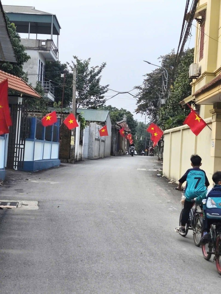 Thạch Thất rực rỡ sắc cờ, đồng lòng hướng về Đại hội XIV của Đảng- Ảnh 5.