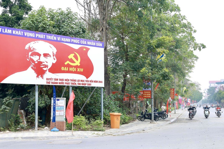 XÃ THƯ LÂM RỰC RỠ PANO, KHẨU HIỆU CHÀO MỪNG ĐẠI HỘI ĐẠI BIỂU TOÀN QUỐC LẦN THỨ XIV CỦA ĐẢNG - Ảnh 6.