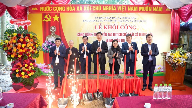 Lễ khởi công xây dựng tu bổ tôn tạo di tích chùa Bãi Dương Liễu ( Linh Châu Tự )- Ảnh 7.