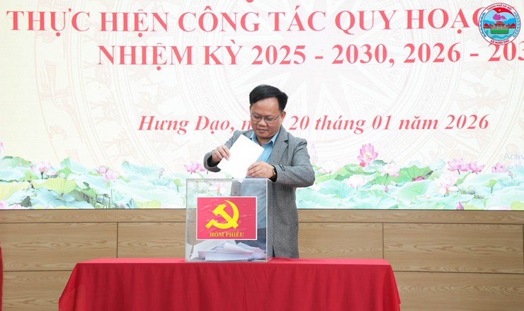 Xã Hưng Đạo tổ chức Hội nghị thực hiện công tác Quy hoạch Cán bộ nhiệm kỳ 2025-2030, 2026-2031- Ảnh 5.