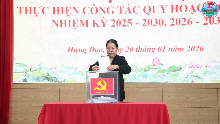 Xã Hưng Đạo tổ chức Hội nghị thực hiện công tác Quy hoạch Cán bộ nhiệm kỳ 2025-2030, 2026-2031- Ảnh 6.