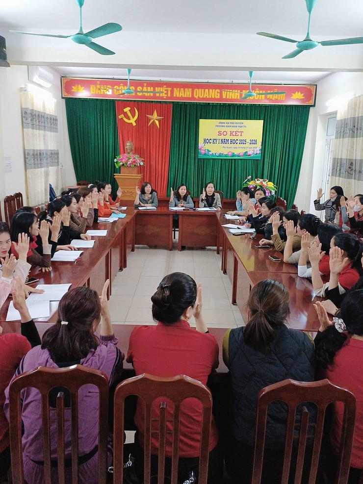 Các trường học trên địa bàn xã Phú Xuyên sơ kết học kỳ I năm học 2025 – 2026- Ảnh 4.