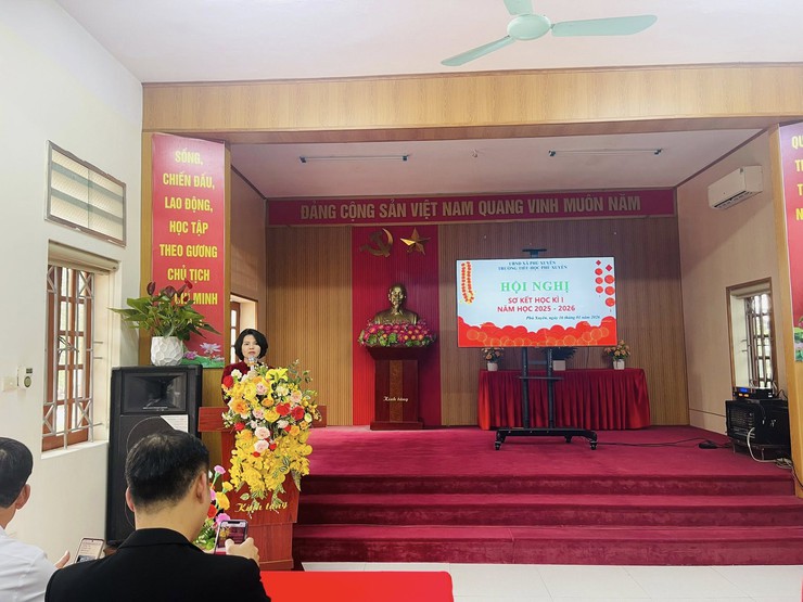 Các trường học trên địa bàn xã Phú Xuyên sơ kết học kỳ I năm học 2025 – 2026- Ảnh 1.