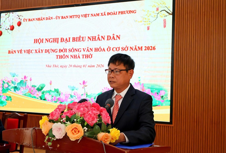 Hội nghị điểm đại biểu nhân dân thôn Nhà Thờ năm 2026

- Ảnh 5.