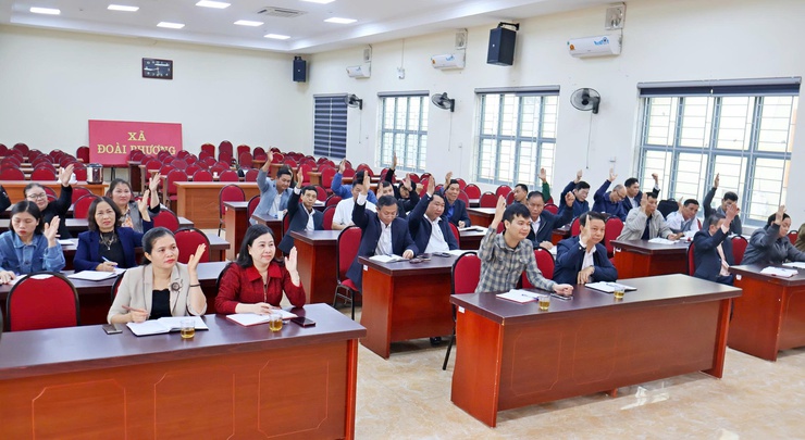 Hội nghị Ban lãnh đạo mở rộng để giới thiệu người của Ủy ban MTTQ xã Đoài Phương ứng cử đại biểu HĐND xã nhiệm kỳ 2026 – 2031

- Ảnh 2.