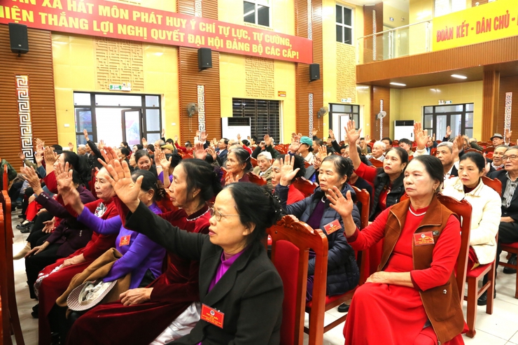 ĐẠI HỘI ĐẠI BIỂU HỘI NGƯỜI CAO TUỔI XÃ HÁT MÔN LẦN THỨ NHẤT, NHIỆM KỲ 2026 – 2031.- Ảnh 3.