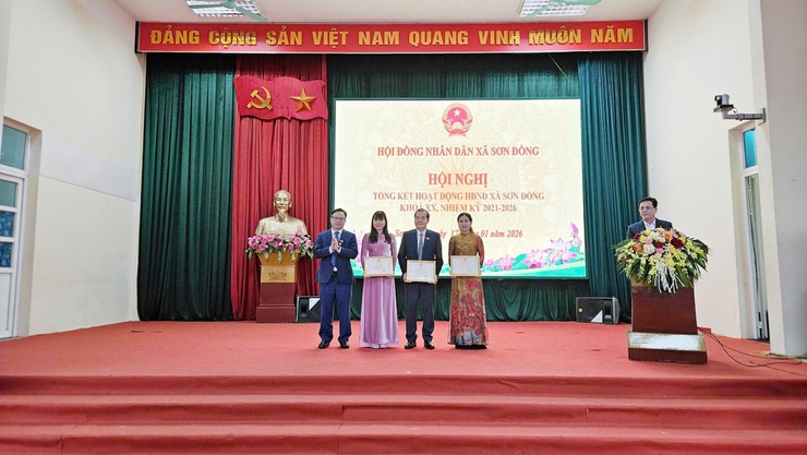 Hội nghị tổng kết hoạt động HĐND xã Sơn Đồng khóa XX, nhiệm kỳ 2021 - 2026: Nhiều quyết sách quan trọng trong sự phát triển của địa phương- Ảnh 6.