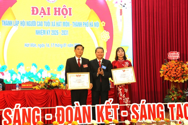 ĐẠI HỘI ĐẠI BIỂU HỘI NGƯỜI CAO TUỔI XÃ HÁT MÔN LẦN THỨ NHẤT, NHIỆM KỲ 2026 – 2031.- Ảnh 5.