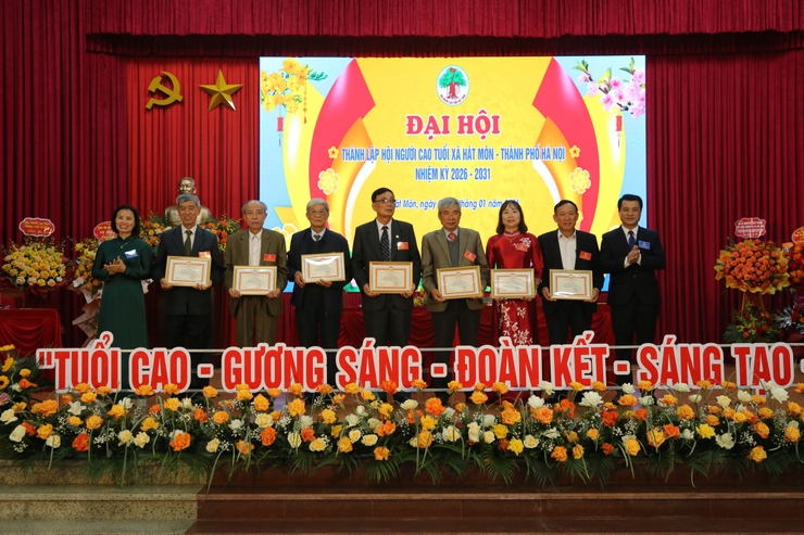 ĐẠI HỘI ĐẠI BIỂU HỘI NGƯỜI CAO TUỔI XÃ HÁT MÔN LẦN THỨ NHẤT, NHIỆM KỲ 2026 – 2031.- Ảnh 7.