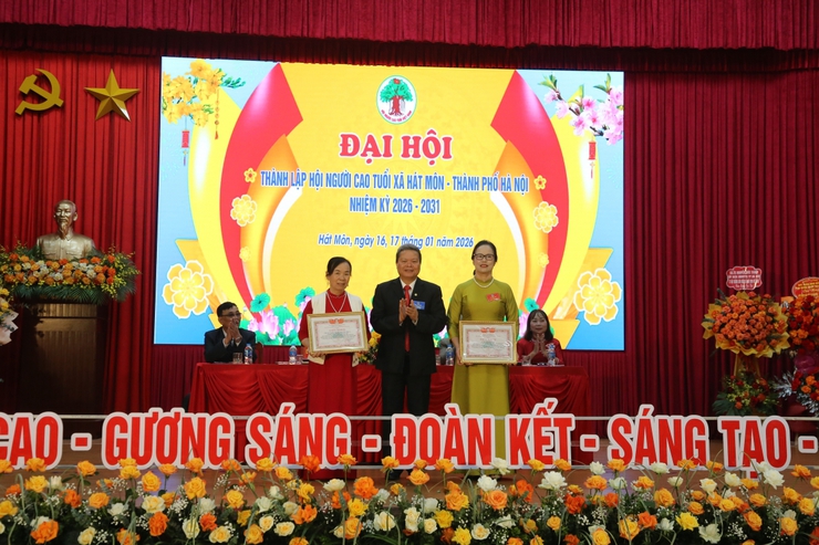 ĐẠI HỘI ĐẠI BIỂU HỘI NGƯỜI CAO TUỔI XÃ HÁT MÔN LẦN THỨ NHẤT, NHIỆM KỲ 2026 – 2031.- Ảnh 6.