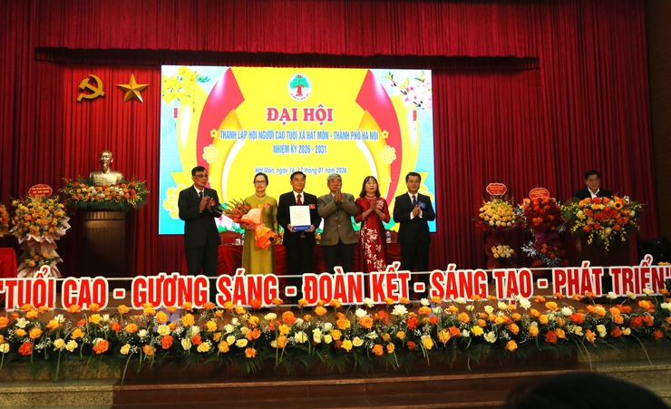 ĐẠI HỘI ĐẠI BIỂU HỘI NGƯỜI CAO TUỔI XÃ HÁT MÔN LẦN THỨ NHẤT, NHIỆM KỲ 2026 – 2031.- Ảnh 2.