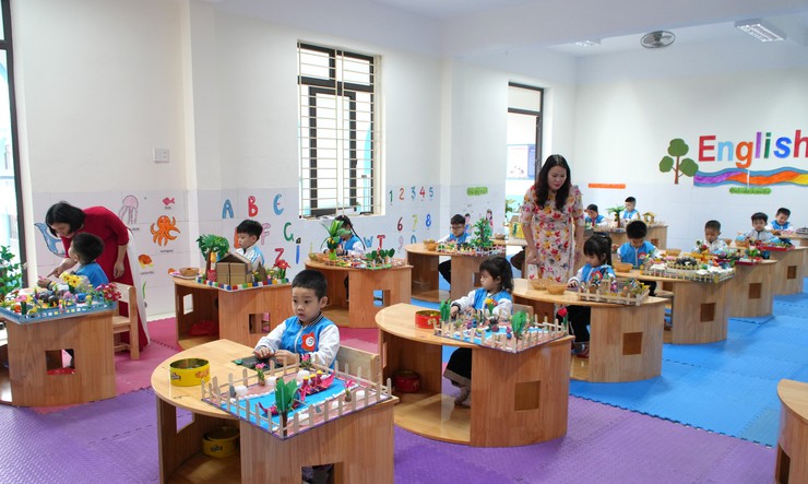 Hội thi “Bé khéo tay” – sân chơi sáng tạo cho trẻ mầm non Thạch Xá- Ảnh 2.