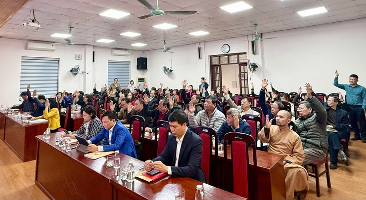 HỘI NGHỊ BAN LÃNH ĐẠO MỞ RỘNG ỦY BAN MTTQ VIỆT NAM PHƯỜNG VĨNH TUY- Ảnh 1.