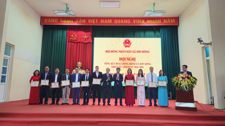 Hội nghị tổng kết hoạt động HĐND xã Sơn Đồng khóa XX, nhiệm kỳ 2021 - 2026: Nhiều quyết sách quan trọng trong sự phát triển của địa phương- Ảnh 8.