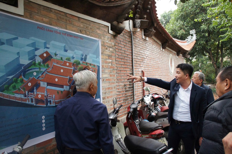 Phường Phú Thượng tổ chức lễ động thổ khởi công thi công xây dựng Công trình Tu bổ tôn tạo di tích đình Nhật Tảo- Ảnh 4.