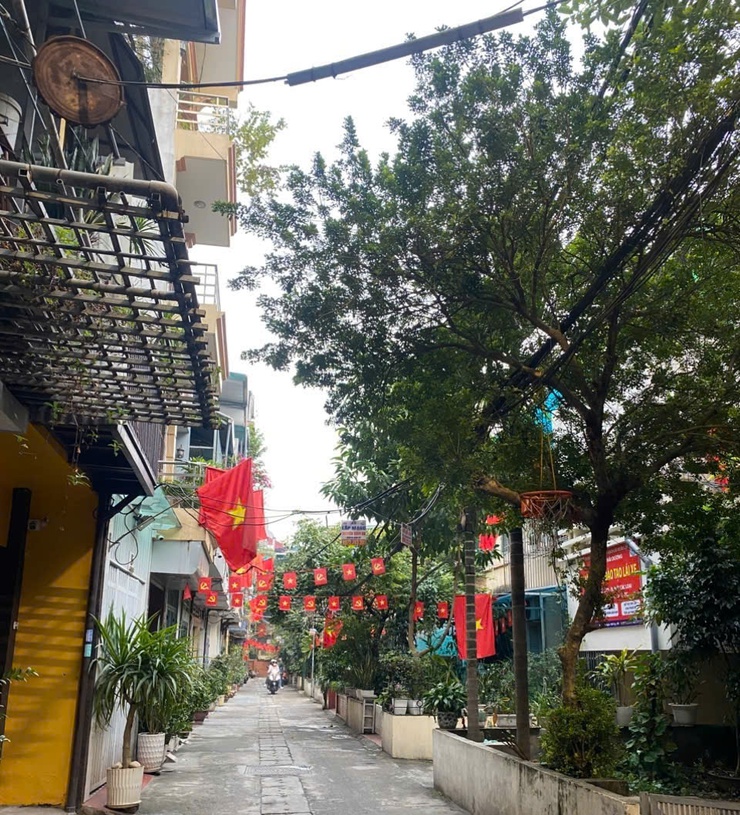 Phường Vĩnh Tuy đẩy mạnh công tác trang trí, tuyên truyền chào mừng Đại hội đại biểu toàn quốc lần thứ XIV của Đảng.- Ảnh 7.